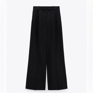 Zara Wide Leg Black Pant 8372/424/800